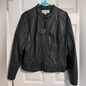 Ava & Viv Black Faux Leather Jacket